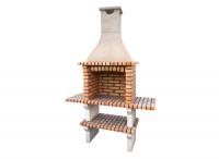 Ref. 132 - 150 cm x 57 cm x 220 cm, LxAxA | Parrilla 60 cm x 40 cm, LxA | 570 kg